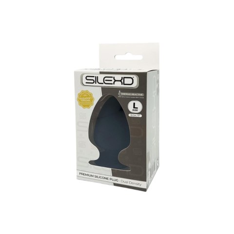 Silexd Korek Analny 13cm Plug L Black Silexd Korek Analny 13cm Plug L Black