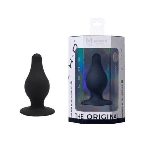 Silexd Korek Analny 9 cm Plug M Black Silexd Korek Analny 9 cm Plug M Black