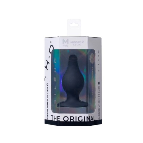 Silexd Korek Analny 9 cm Plug M Black Silexd Korek Analny 9 cm Plug M Black