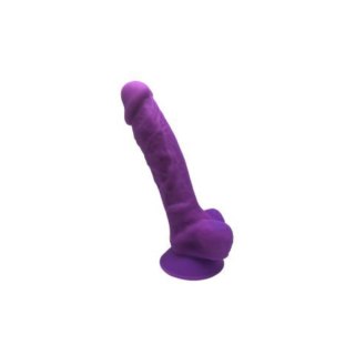 Silexd Silikonowe Dildo 18 cm Purple