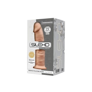 Silexd Silikonowe Dildo 19 cm Flesh