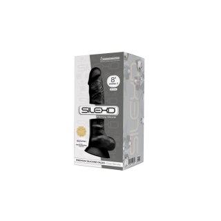 Silexd Silikonowe Dildo 20 cm Black