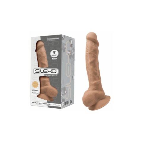 Silexd Silikonowe Dildo 23,7 cm Carmel Silexd Silikonowe Dildo 23,7 cm Carmel