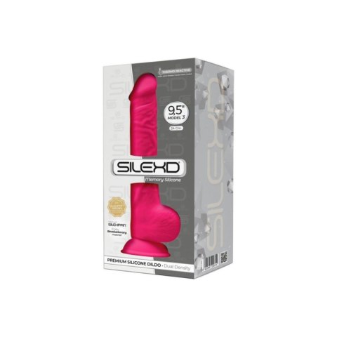 Silexd Silikonowe Dildo 24 cm Fuchsia Silexd Silikonowe Dildo 24 cm Fuchsia