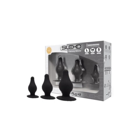 Silexd zestaw korków analnych Silicone Plug Kit Silexd zestaw korków analnych Silicone Plug Kit