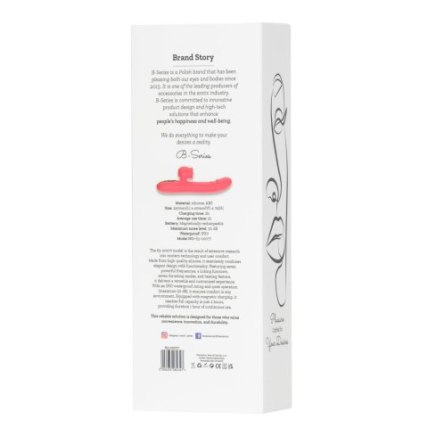 Silicone Vibrator 7 Powerful Modes - 
Licking, 7 Thrusting
Heating, Red