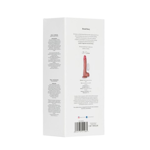Wibrator-Silicone, Vibration 10, Rotate, Telescopic, Heating, 21cm