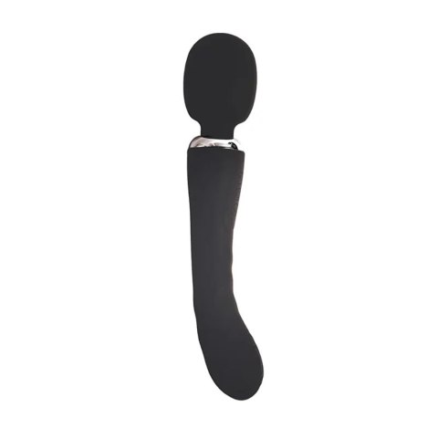 Black clitoral and G-spot vibrator