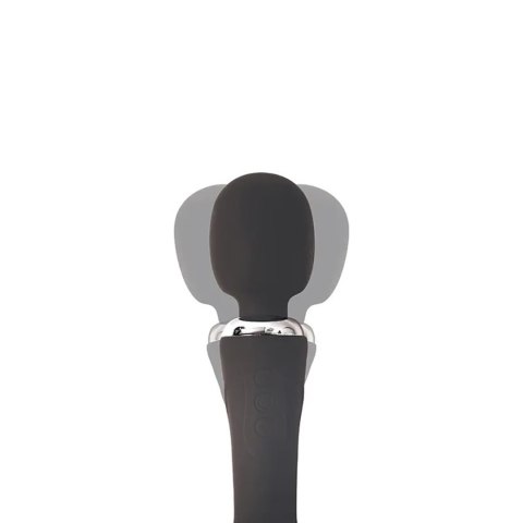 Black clitoral and G-spot vibrator