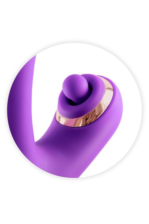 Joyfully 3-in-1 Rabbit Vibrator with Tapotem purple