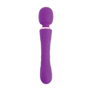 Purple clitoral and G-spot vibrator