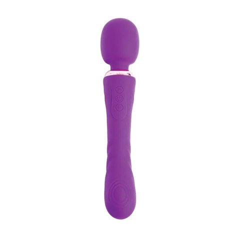 Purple clitoral and G-spot vibrator