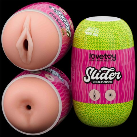 Slider Double-Ended Masturbator Vagina and Anus
