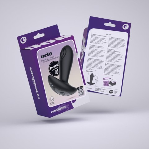 CRUSHIOUS OCTO TAPPING ANAL PLUG WITH REMOTE CONTROL