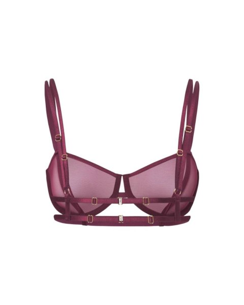 Promees Vivien burgundy biustonosz XS/S