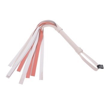 Sportsheets S&M Peaches 'n CreaMe Stripe Flogger Cream & Orange Sportsheets S&M Peaches 'n CreaMe Stripe Flogger Cream & Orange