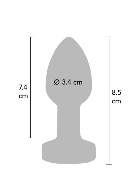 Buttplug Vibr. Medium Silver