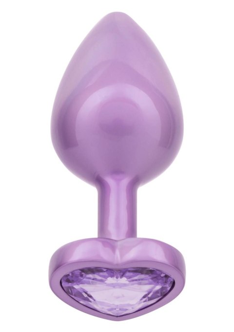 Diamond Heart Plug Large Purple