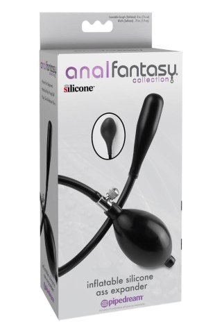 ANAL FANTASY COLLECTION INFLATABLE SILICONE ASS EXPANDER BLACK