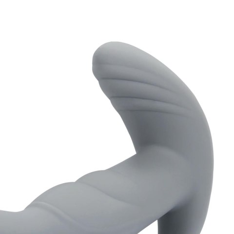 Rotating Prostate Stimulator with Remote Control - Gotham Grey