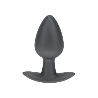 Smooth Silicone Anal Plug - Medium - 3.1 / 7,9 cm - Gunmetal