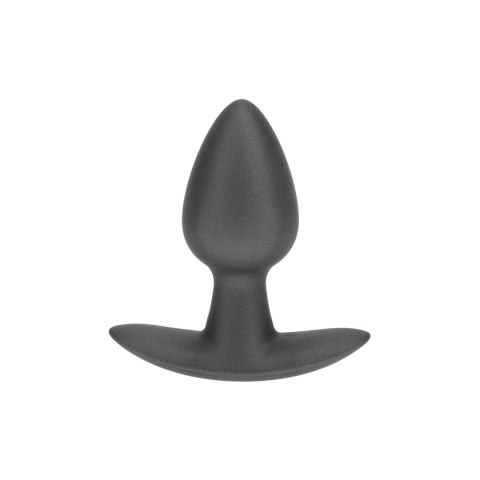 Smooth Silicone Anal Plug - Small - 2.6 / 6,5 cm - Gunmetal