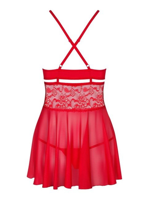 Obsessive 838-BAB-3 babydoll ze stringami 2XL/3XL