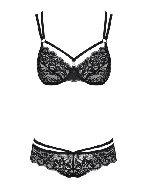 Obsessive 860-SET-1 komplet czarny L/XL