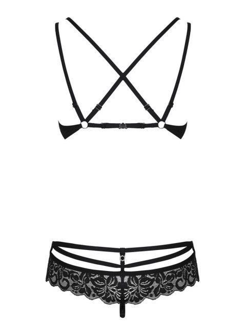Obsessive 860-SET-1 komplet czarny L/XL