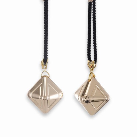 LOCKINK naszyjnik ze stymulatorem Vibration Cube 2.0 Gold LOCKINK naszyjnik ze stymulatorem Vibration Cube 2.0 Gold