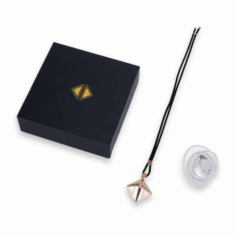 LOCKINK naszyjnik ze stymulatorem Vibration Cube 2.0 Gold LOCKINK naszyjnik ze stymulatorem Vibration Cube 2.0 Gold