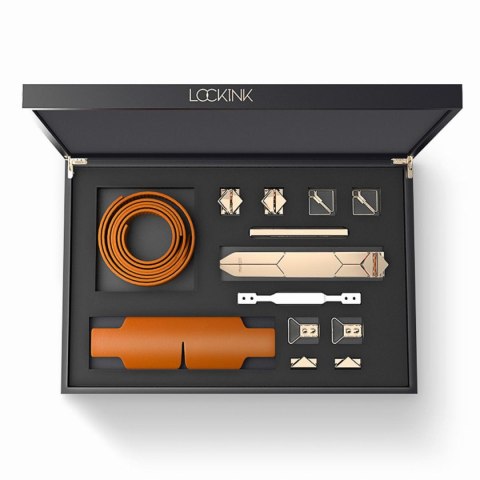 LOCKINK zestaw Bondage Teasing & Impact-Play Set Brown LOCKINK zestaw Bondage Teasing & Impact-Play Set Brown