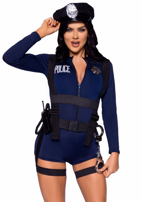 Leg Avenue kostium policjantki Flirty Cop Romper S Leg Avenue kostium policjantki Flirty Cop Romper S
