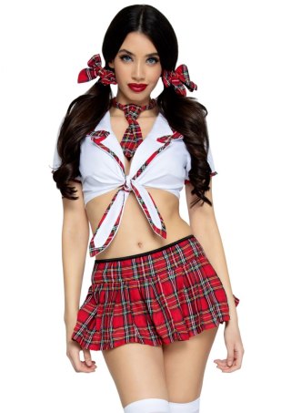 Leg Avenue kostium uczennicy Miss Prep School Top and Skirt M/L