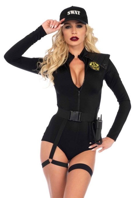 Leg Avenue przebranie policjantki Swat Team Babe Bodysuit S