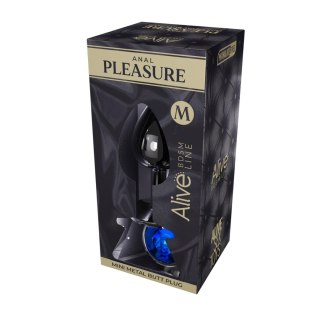 Mini Metal Butt Plug M blue