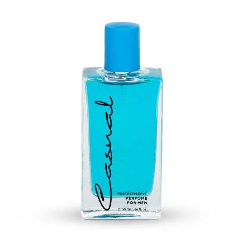Feromony-Casual Blue 50ml - feromony dla mężczyzn - Niebieskie