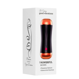 Masturbator-Vibrating Masturbation Cup USB 7 function + Interactive Function / Double Ends