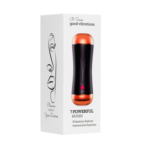 Masturbator-Vibrating Masturbation Cup USB 7 function + Interactive Function / Double Ends