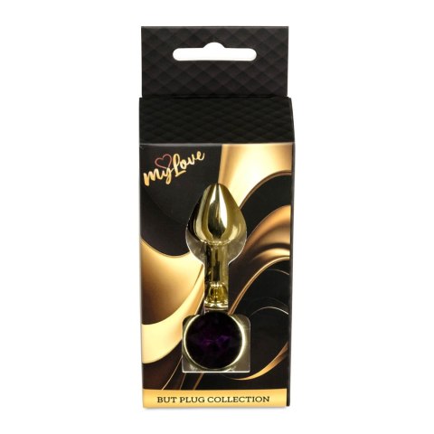 MyLove Toys - Jewellery Gold PLUG- Purple