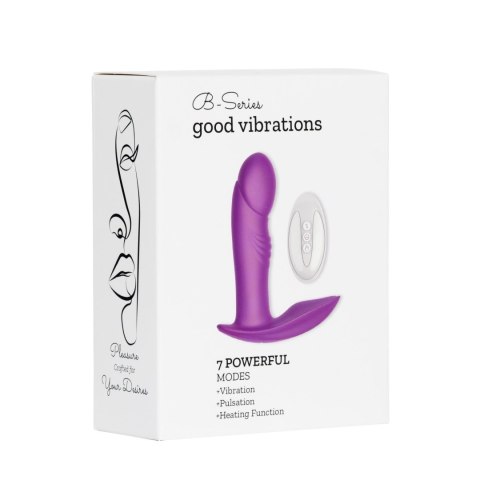 Stymulator - B - Series - Silicone Panty Vibrator USB 7 Function / Heating / Impact function