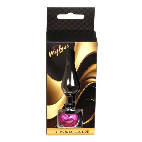 MyLove Toys - Jewellery Dark Silver BUTT PLUG- Pink