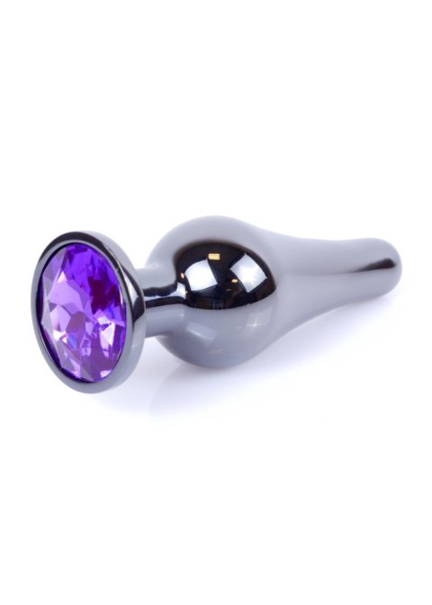 MyLove Toys - Jewellery Dark Silver BUTT PLUG- Purple