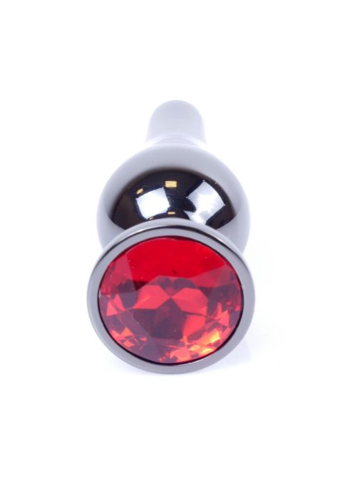 MyLove Toys - Jewellery Dark Silver BUTT PLUG- Red
