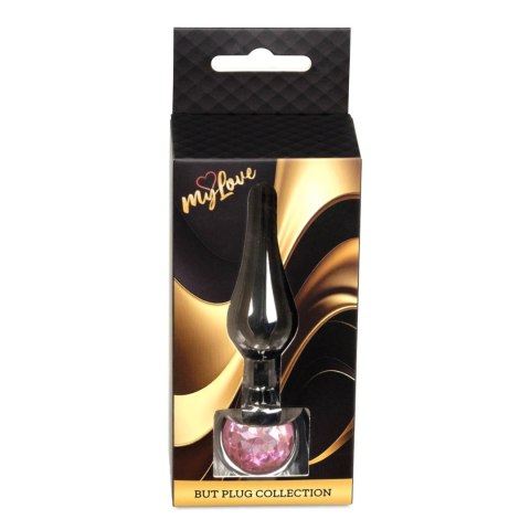 MyLove Toys - Jewellery Dark Silver BUTT PLUG- Rose