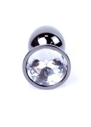 MyLove Toys - Jewellery Dark Silver PLUG- Clear