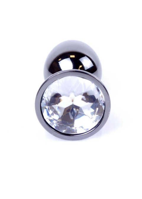 MyLove Toys - Jewellery Dark Silver PLUG- Clear