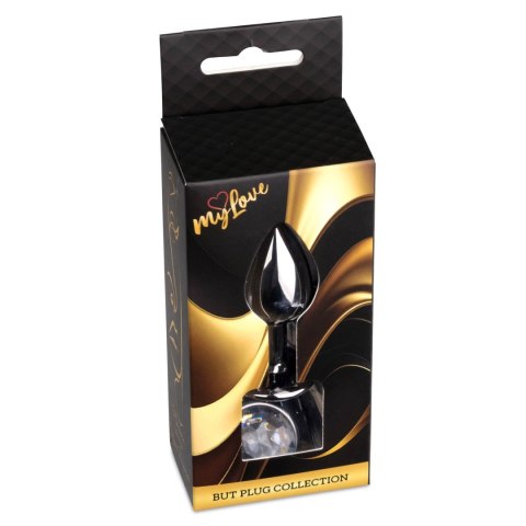 MyLove Toys - Jewellery Dark Silver PLUG- Clear