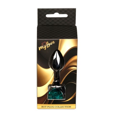 MyLove Toys - Jewellery Dark Silver PLUG- Green