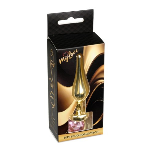MyLove Toys - Jewellery Gold BUTT PLUG- Rose